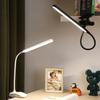 LED Reading Light with Clamp 3 Color & 10 Brightness Desk Lamp Flexible Gooseneck Book Lamp Kids Reading Night Light Book Light