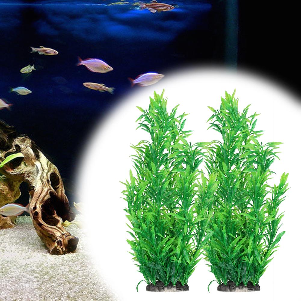 Aquarium Decoration Artificial Water Plants for Fish Tank Landscape Green Ball Grass