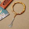 33-Bead Tassel Alloy End Rosary Tasbih Prayer Beads for Muslims