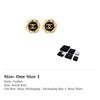 Chanel Metal Stud Earrings Women's Gold AB8734-B08640-NJ235