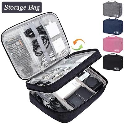 Kabel-Aufbewahrungstasche, wasserdicht, digitaler elektronischer Organizer, tragbar, USB-Datenleitung, Ladegerät, Stecker, Aufbewahrungstasche, Reise-Kabel-Organizer