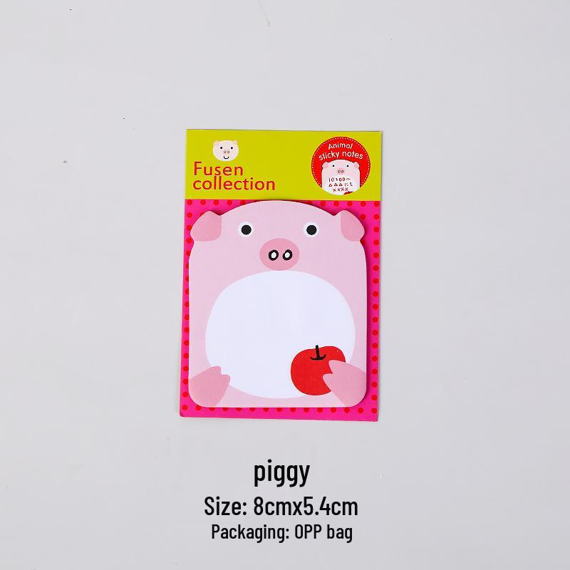 Korean Animal-Shaped Sticky Notes: Cute & Creative Memo Pads for Students