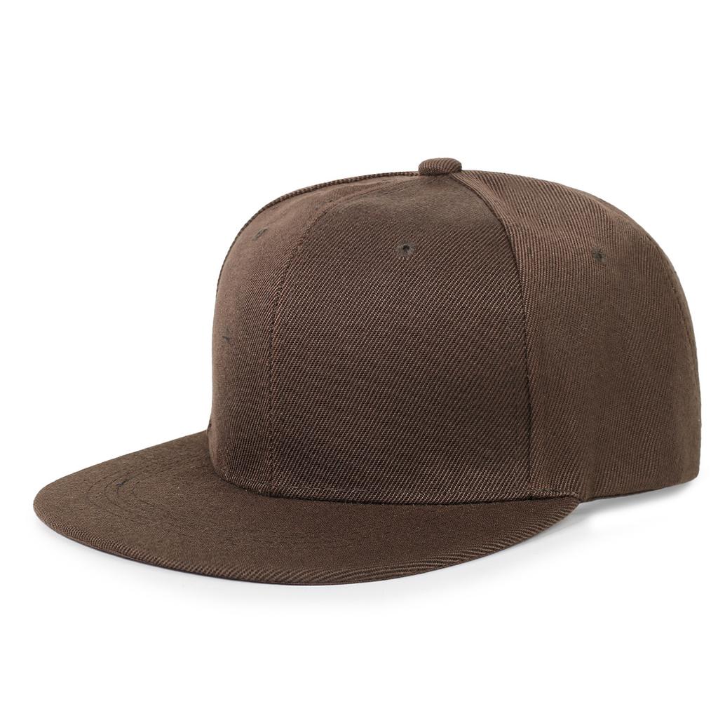 Custom Logo 6 Panel Snapback Hat Unisex Cotton Baseball Fitted Snapback Cap