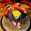Naruto Czterooogoniasty Naruto Uzumaki Model Tatuażu Dekoracja Biurkowa Kolekcja GK Ręcznie Robiony Model Figurka Anime Model Zabawka Prezenty dla Dzieci