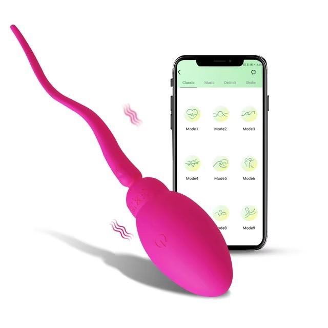 Tadpole Vibrator Female Vibrator G Spot Clitoral Stimulator Vagina Massager APP Wireless Control Dildo Vibrator Adult Sex Toys