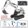 Escavatore Dumper RC Auto Telecomandata 2.4G Veicolo da Cantiere Camion Cingolato Bulldozer Giocattoli per Bambini Ragazzi Regali di Natale