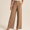 Women's High Waist Wide Leg Pants with Belt - Versatile, Drapey, Slimming, Real Pockets, Casual Suit Style for Commuting