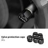 Car Metal Tire Valve Caps Knurled Core Cap Accessories Tire Dust Cap For Benz A B C E S Class W201 W210  W203 C180 C300 W177 AA8