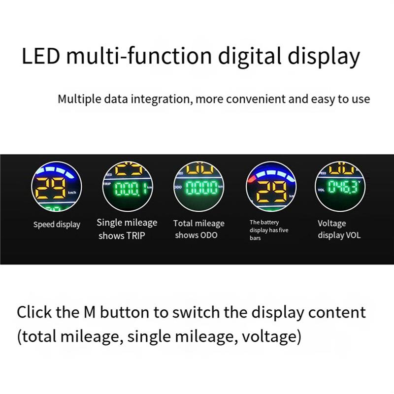 XXR-Bike Electric Scooter Accelerator Display Ebike Throttle Grip Digital Monitor For Bicycle Electric Scooter Trigger Durable