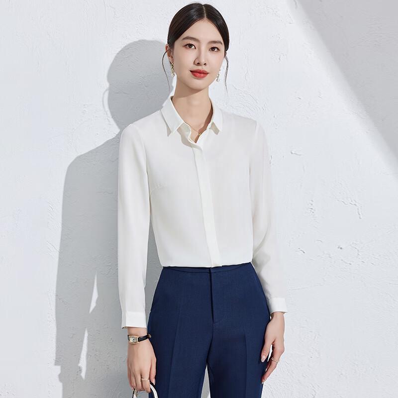 Women's Long Sleeve Slim Fit Professional Shirt