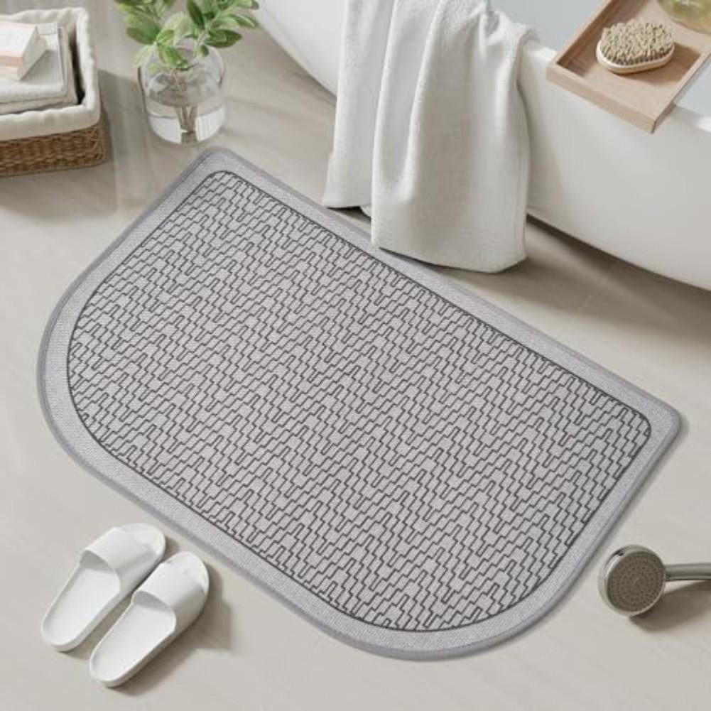 Non-Slip Bath Mat Quick Dry Mat Moisture Absorbent