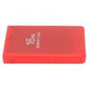 Memory Card 16MB Sturdy Easy To Use High Speed Portable Gaming Memory Card for PlayStation 2Red