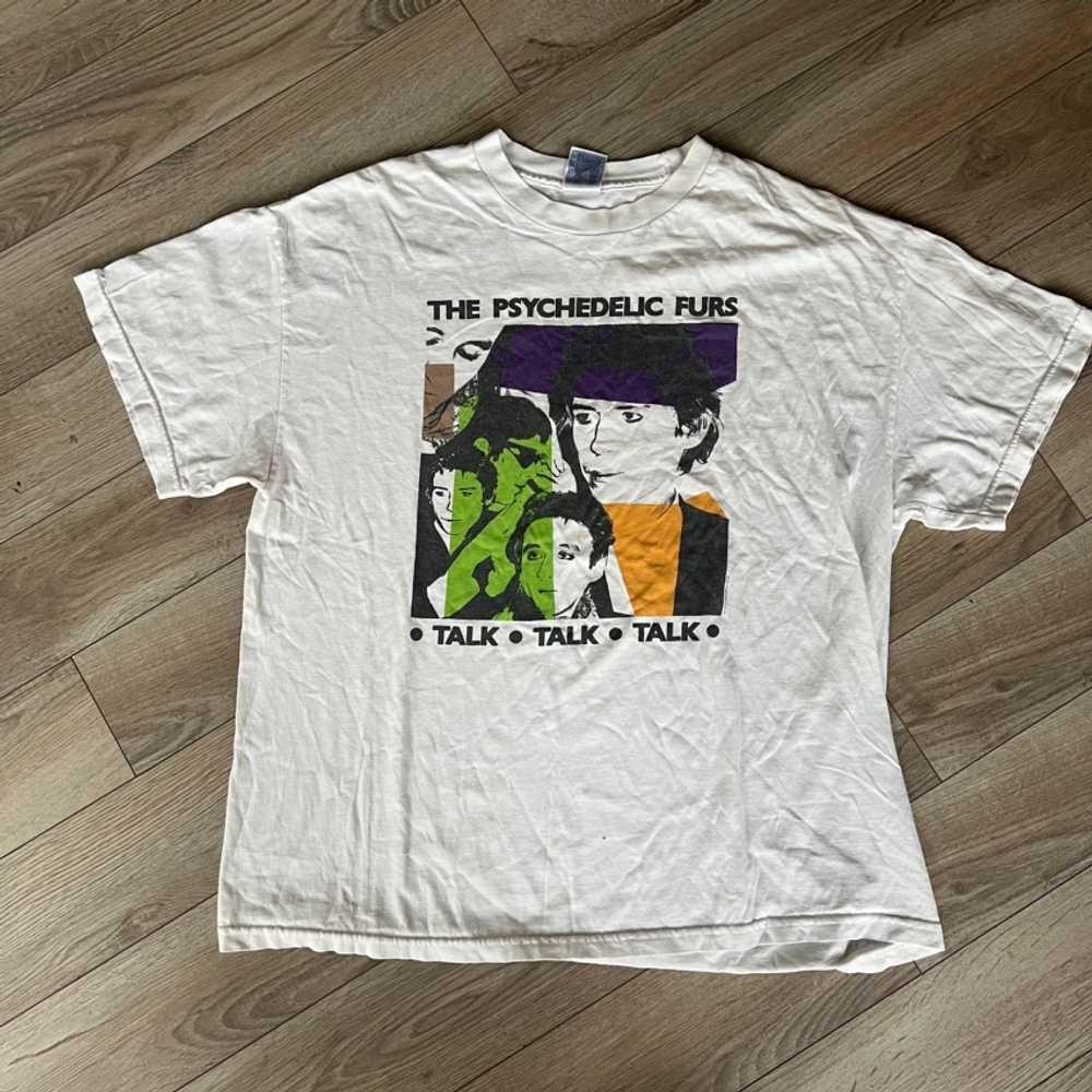 Винтажная Психоделическая Рубашка Furs Talk Talk Talk Унисекс Концертная S до 5XL BO464 Унисекс Футболка M