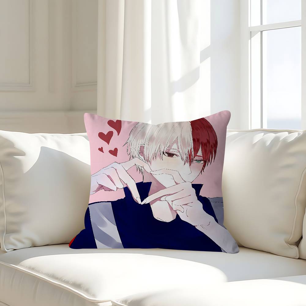 

H-Академия Героев T-Тодороки-Шото Наволочка с Кленовым Дизайном Декор Счастливого Осеннего Урожая Праздничный Декор Наволочка 16x16Inch