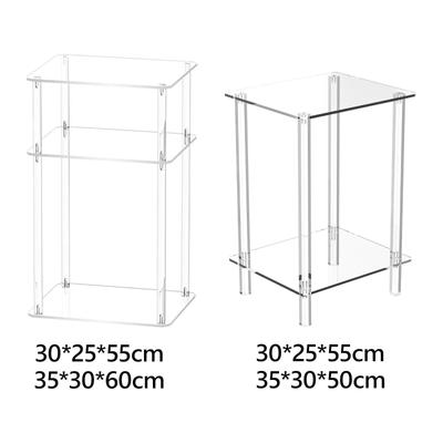 Acrylic Auxiliary Table, Transparent Nightstand, Small for The Kitchen.