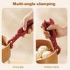 Anti-Scalding Dish Plate Gripper Clips Silicone Heat Insulation Bowl Clip Non-Slip Tongs Clamp Holder for Kitchen Cooking Baking