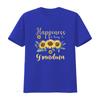 Happiness Is Being A grandma Sunflower Mother s Day T Shirt vintage Washed Casual Stretched Unisex homme designer clothes Soft