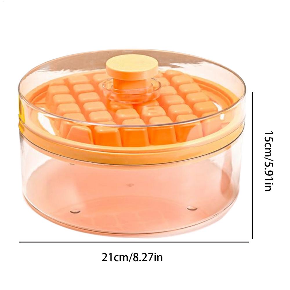 

Food Grade IceCube Mold Press Ice Tray Bucket Multifunctional Ice Maker IceCube Tray Portable Ice Box One-touch To Release