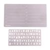 Steel Memory Aid Engraving Tool - Stainless Letter Mold E18