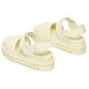 Dr. Martens Women's Voss Mono Hydro Leather Platform Sandals Toile Cream 27330282