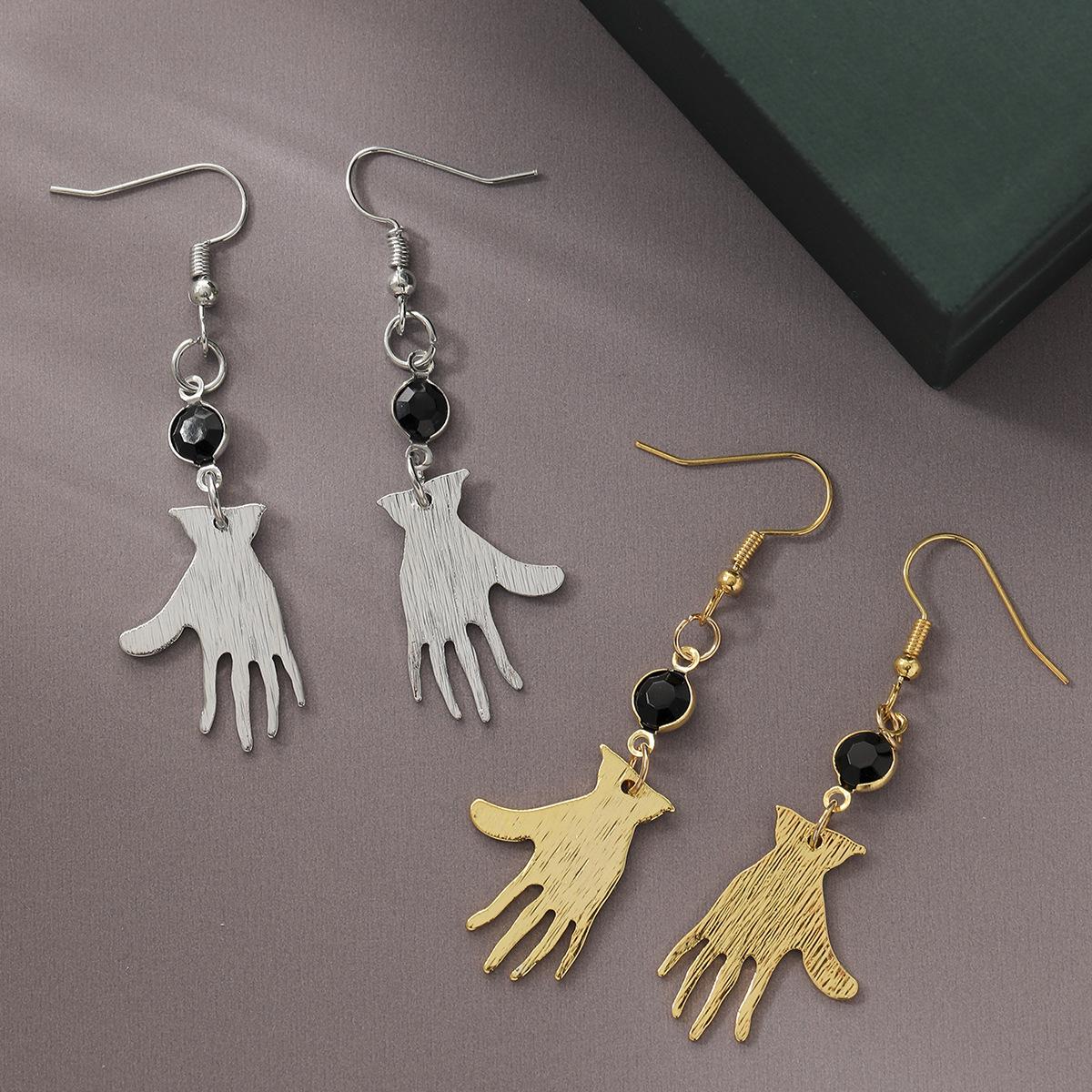 

Y2K Original Statement Hand Drop Earrings, Unique Fashion European Jewelry