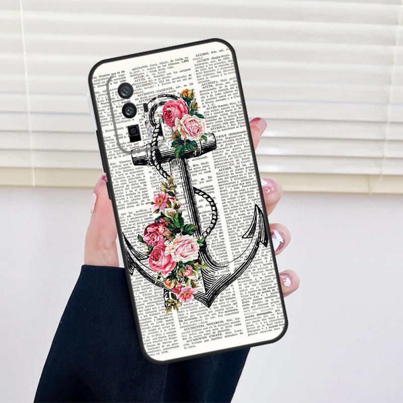 Anchor Sea Beach Cover For Xiaomi 15 14 13 Ultra 11T 12T 13T 14T Pro POCO X7 Pro X3 X5 X6 M6 F5 F6 Pro Case