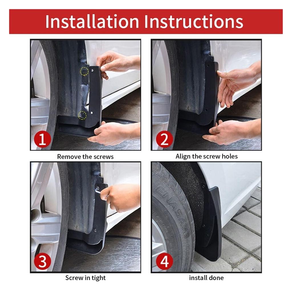 Mud Flaps Car Splash Guard Fender Protector Mazda CX-5 CX 5 CX5 KF 2022-2024 4pcs Mudguard Accessories