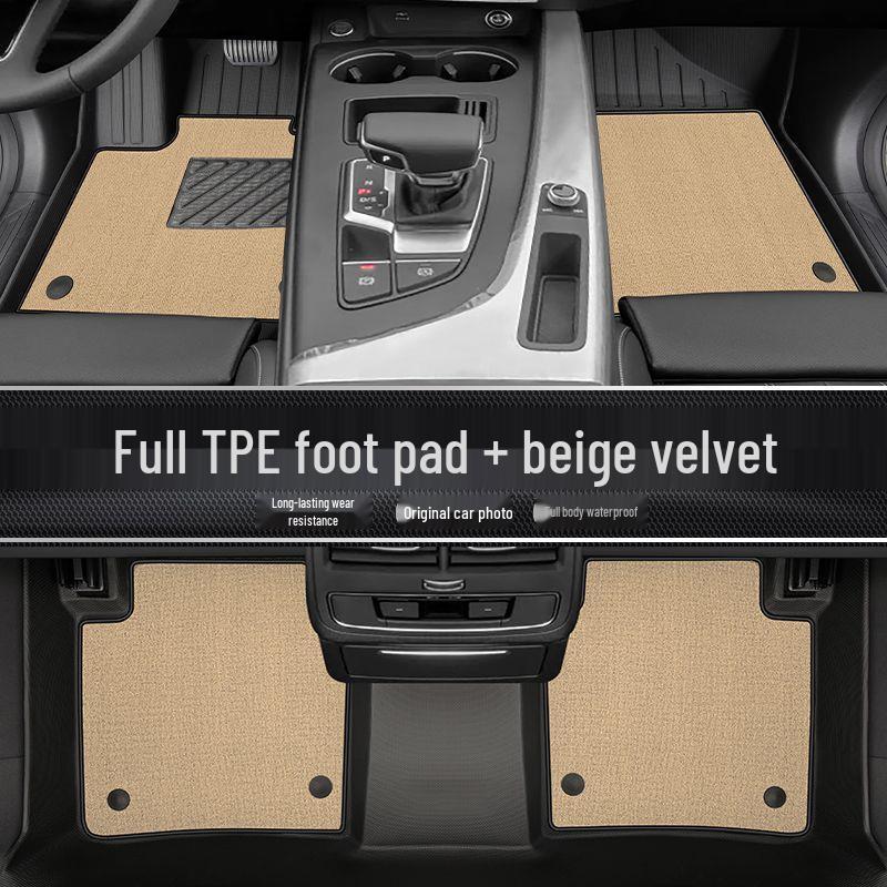 Nissan Sylphy TPE Floor Mats: 14th-15th Gen, Full Coverage Foot Mats