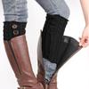 Solid Color Boot Toppers Woolen Gaiters Leg Warmers New Warmers Boot Cover