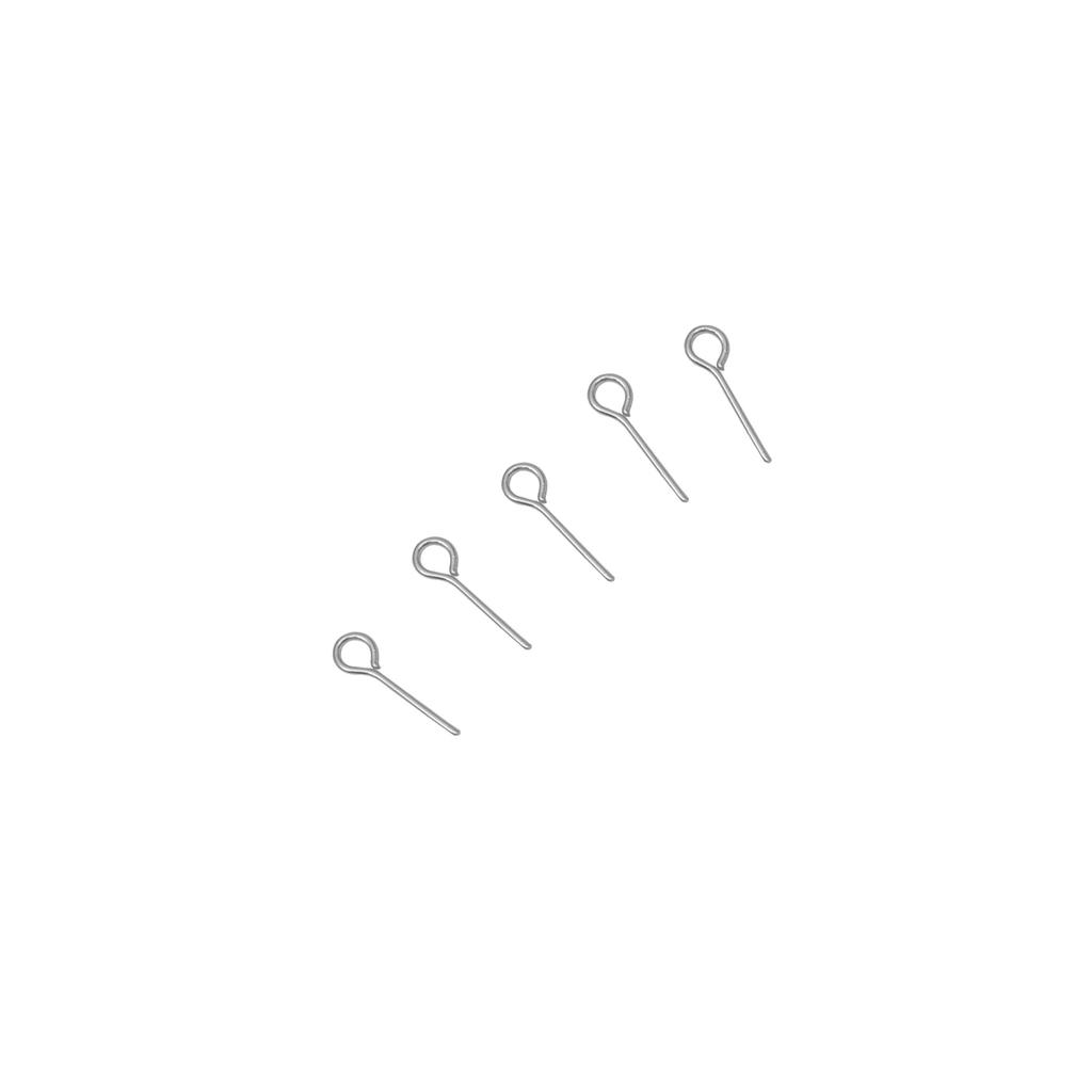 50/100Pcs Stainless Steel 9-Shape Needle Charm Accessories For DIY Necklace Bracelet Jewelry Making