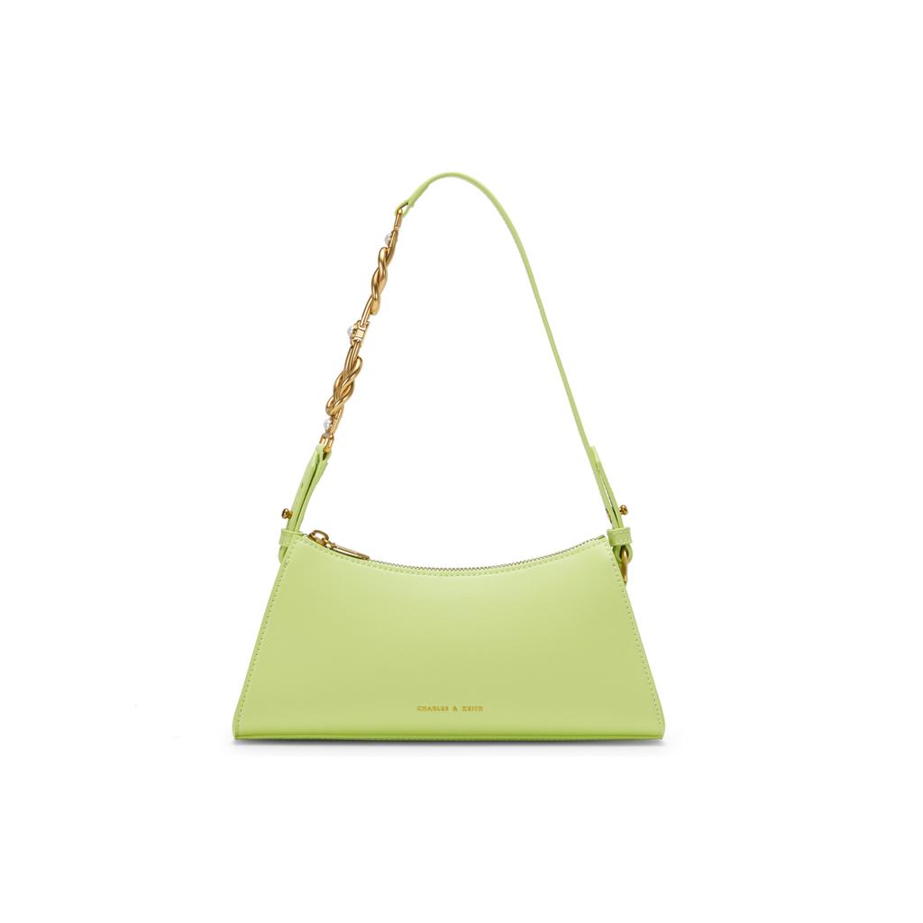 New CHARLES&KEITH Polyurethane Shoulder Bag Small Size Women's CK2-20160106-NEW