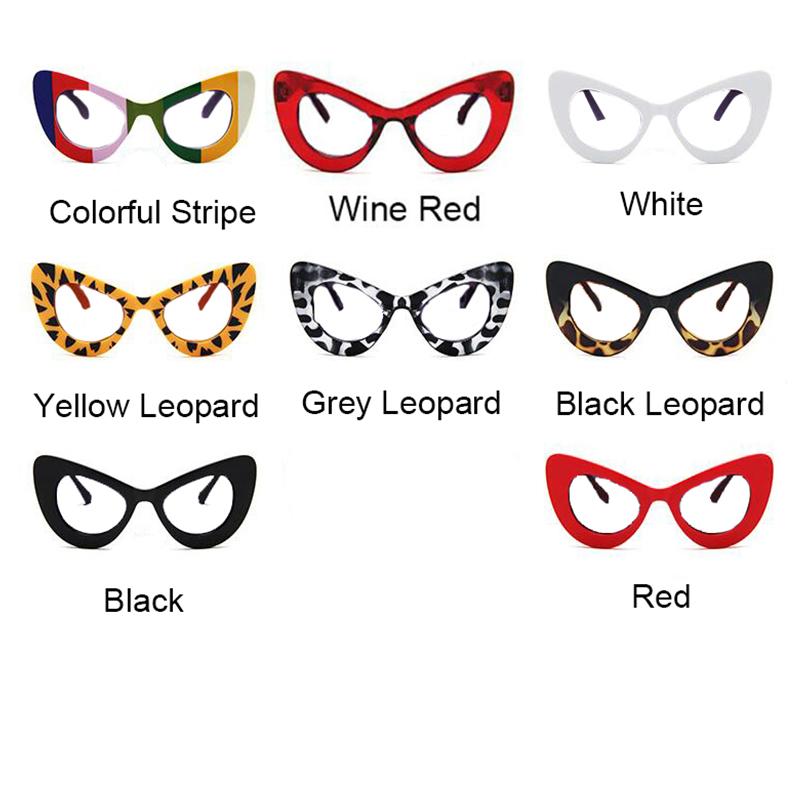 Reading Eyewear Female Male Big Ladies Presbyopic Transparent Clear Gents Screen Eye-Catching Yellow Filter Stylish Leoaprd Eye Cat's Feline