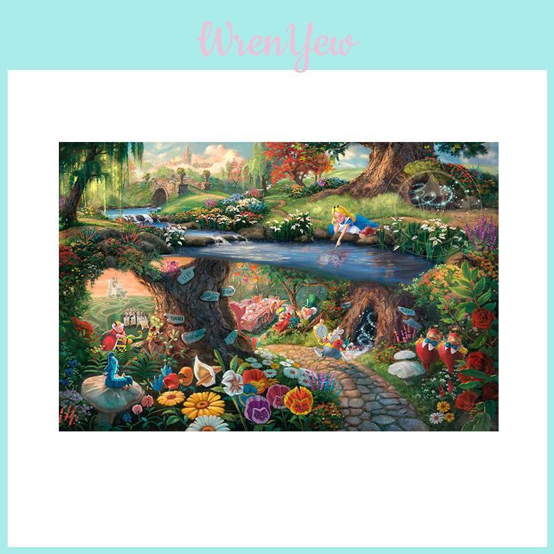 Mermaid Princess Canvas Wall Art Modern Fairy Tale Story Bedroom Children's Room Decorative Painting