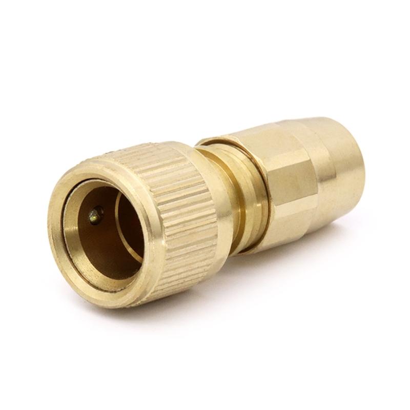 Connettore Telescopico in Ottone da 3/8 di Pollice Connettori per Tubi dell'Acqua Espandibili Retrattili Raccordi di Collegamento per Lavaggio Auto