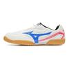 Mizuno Crossmatch Plio RX 4 Durable Lightweight Shock Absorption Low Top Table Tennis Shoes Unisex Shoes White Blue Pink 81GA183021