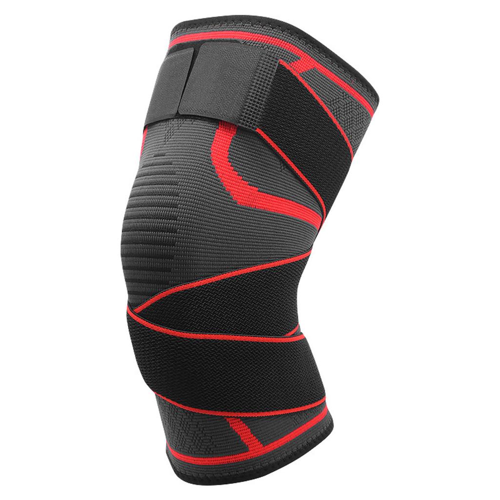 Figure-Eight Cross-Band Knee Pads, Outdoor Sports Compression Brace for Running, Cycling, Basketball, Hiking, Fitness
