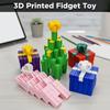 Funny 3D Printed Fidget Toy Portable Stackable Gift Cube AntiAnxiety Toy  Party Supplies