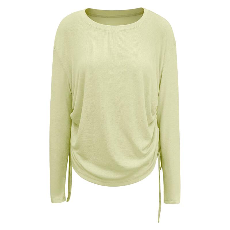 Женский летний фитнес-топ для йоги с длинным рукавом S-XL