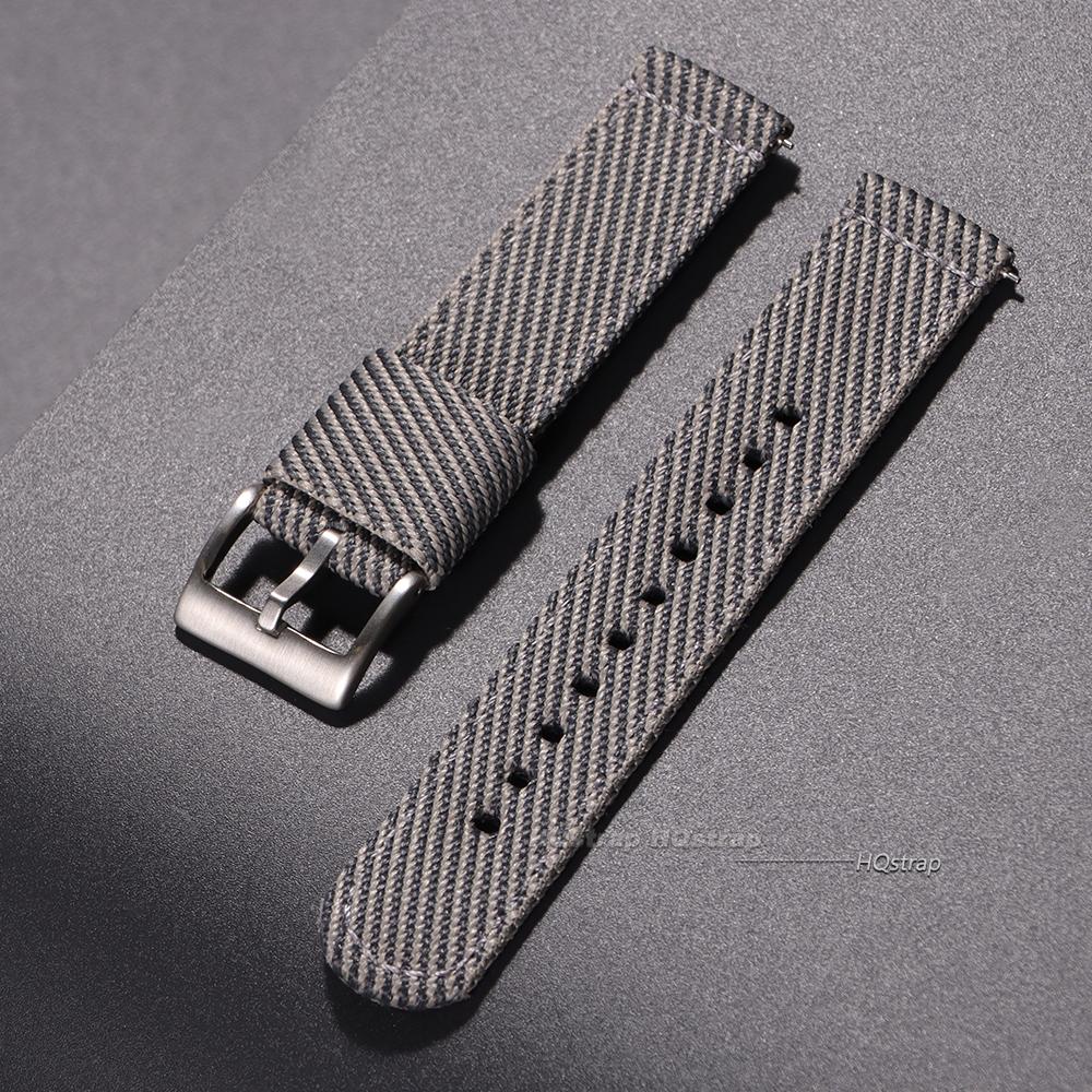 20mm 22mm Nylon Watch Strap Soft Nylon Sport Replacement Watchband for Seiko for Omega Quick Release Universal Canvas Bracelet