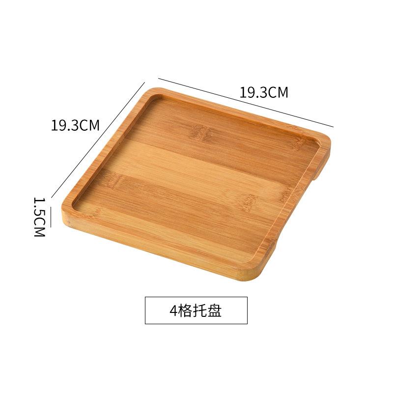 Japanese-style Ceramic Dish Square Snack Platter Sauce and Vinegar Dish Restaurant Tableware Kitchen Utensils Home Salad Bowl