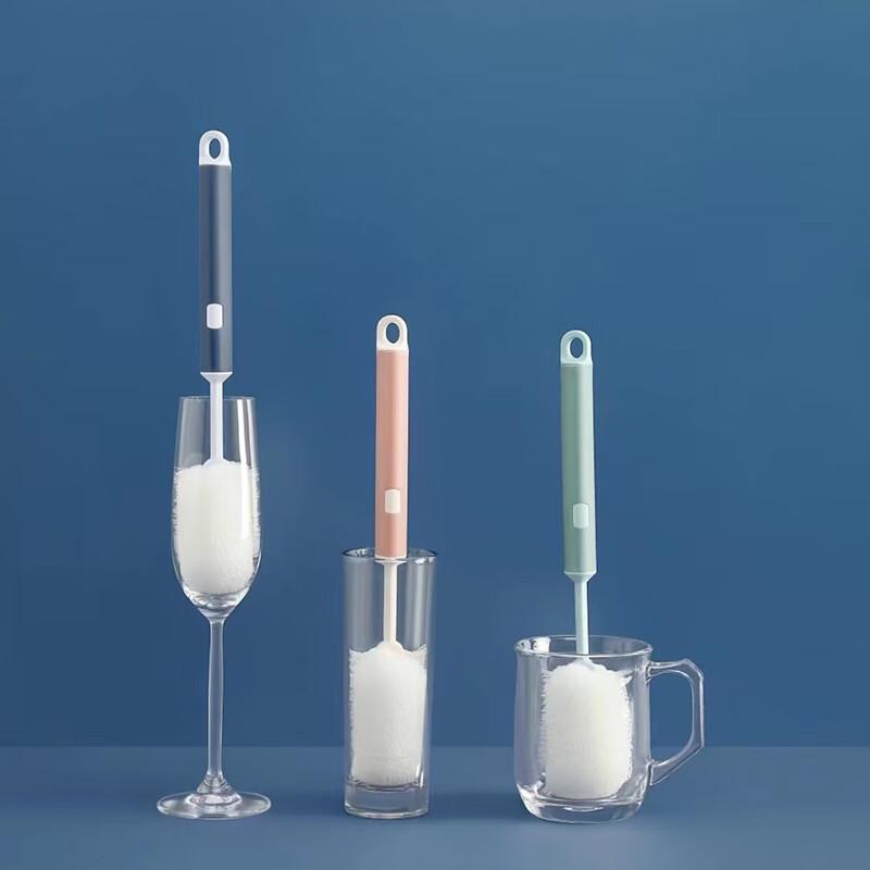 Baizien Long Handle Bottle & Glass Cleaning Brush (2-Pack)