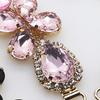 2018 New Charm 105MM Acrylic Chain DIY Garment sewing accessories Metal Crystal Rhinestone bikini Connectors buckle