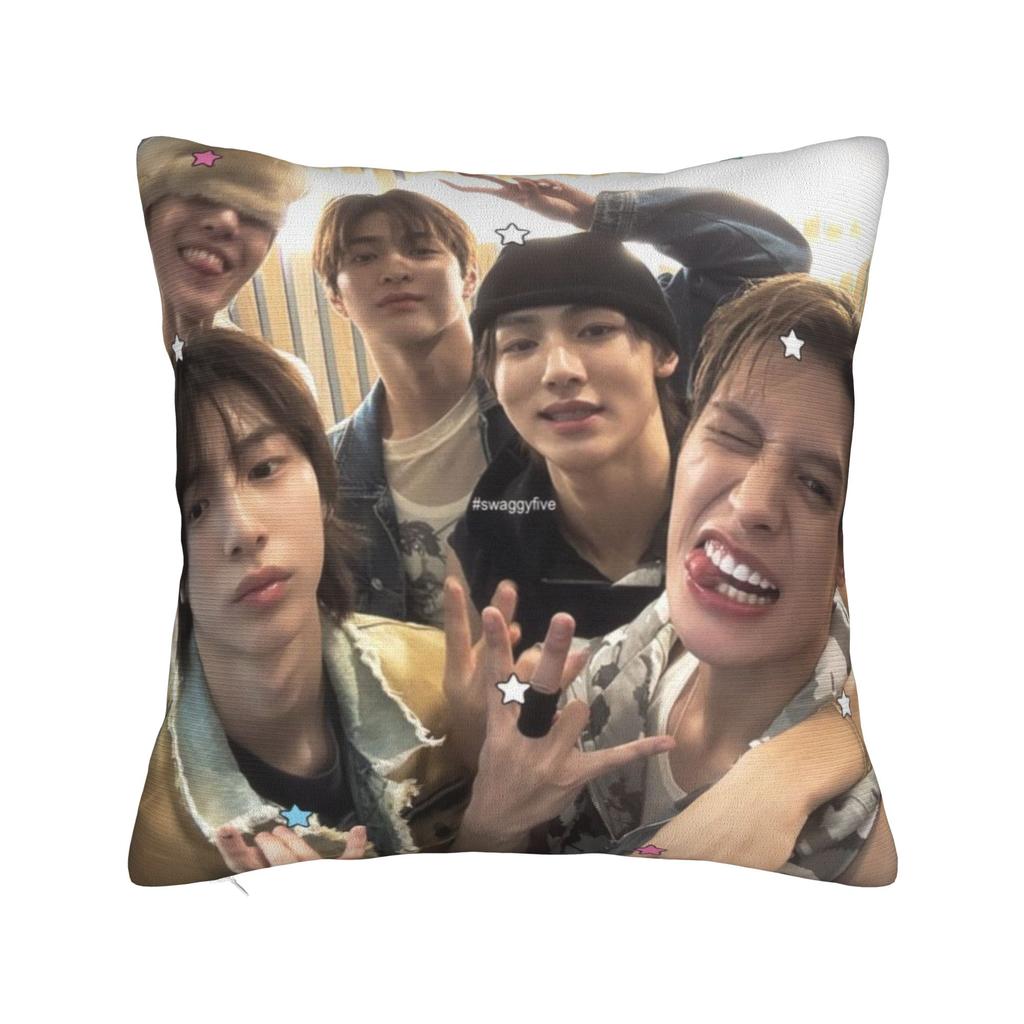cortis kpop k-pop boys Printed Pillowcase Cushion Cover  Throw Pillow Cover Soft and Sweet Home Decorations Zipper Multi Size