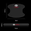 AQN2   Juego de 4 pegatinas transparentes para manijas de coche, pegatinas para puertas de coche, para Toyota Corolla Camry Rav4 Yaris
