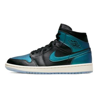 1 Mid Iridescent Black Women's Jordan BQ6472-009