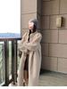 2025 Women's Thickened Faux Shearling Coat with Mink Fur Stand Collar