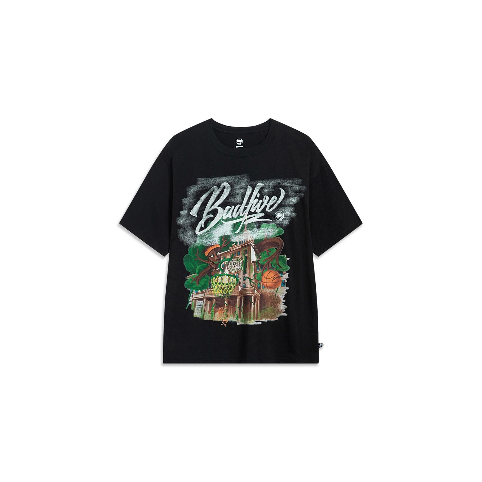 Li-Ning BadFive Short Sleeve T-shirt  Black  Men s AHST509-2 M