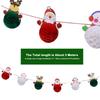 Three-dimensional Hollow Christmas Banner Paper Flowers Creative Design Christmas Decoration Ceiling Layout Honeycomb Paper