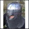 Historical Medieval Viking Helmet Battle Armor +18G Steel with Chainmail X-MAX