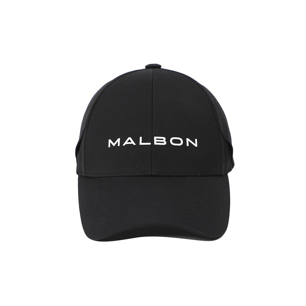 MALBON GOLF Performance Stretch Sunglasses Holder Cap Black
